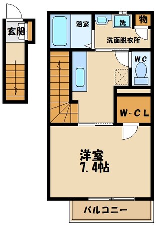 ルプレジールの物件間取画像
